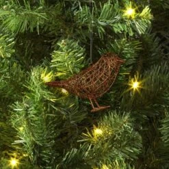 Christmas Wire Wrapped Bird Ornament Copper - Wondershopâ˘