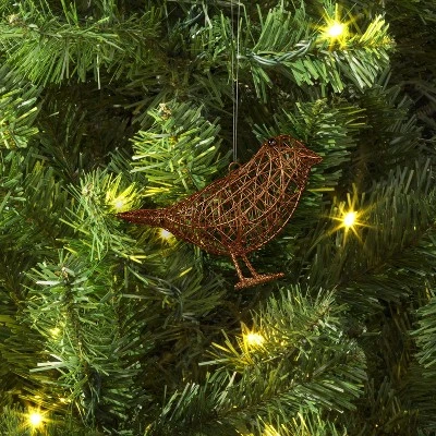 Christmas Wire Wrapped Bird Ornament Copper - Wondershop™ 1 Christmas Wire Wrapped Bird Ornament Copper - Wondershop™