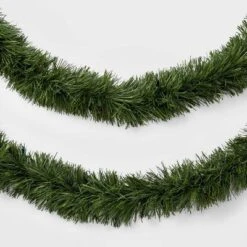 18' Pre-Lit Artificial Pine Christmas Garland Green With Multicolor Lights - Wondershopâ˘